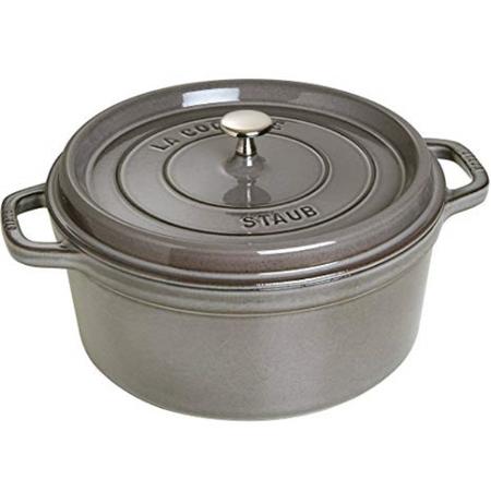 Staub 7qt Round Dutch Oven - Graphite