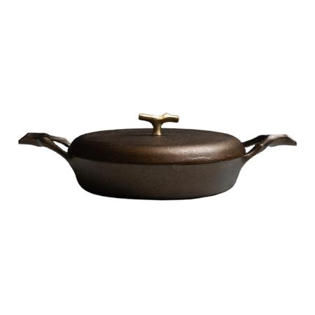 12 in Cast Iron Braising Pan