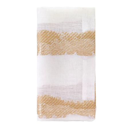 Brushstroke Gold Napkin