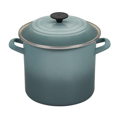 LE CREUSET 8 QUART STOCKPOT SEA SALT