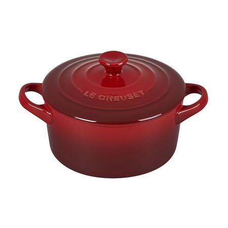 LE CREUSET 8OZ MINI ROUND COCOTTE CERISE