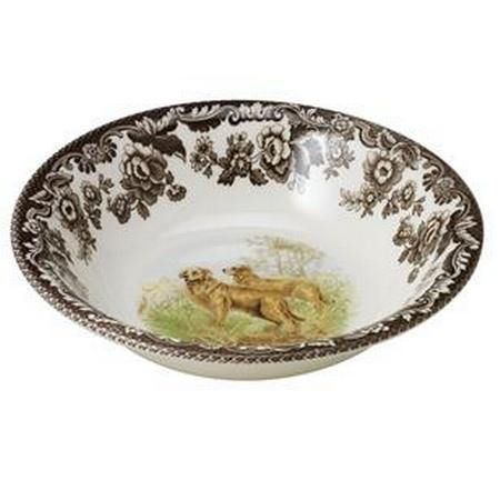 Spode Golden Retriever Cereal Bowl