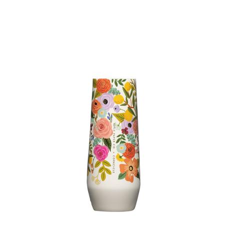 Stemless Flute - 7oz Rifle Paper - Garden Party Cream