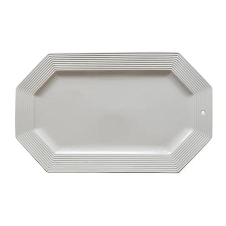 Pinstripe Octagonal Platter