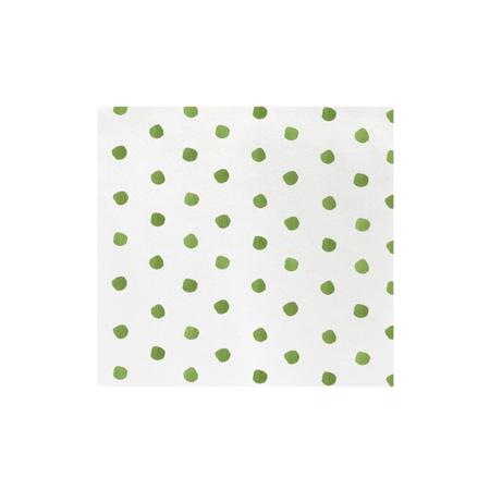 Green Dot Papersoft Napkins Dot Dinner Napkins (Pack of 50)