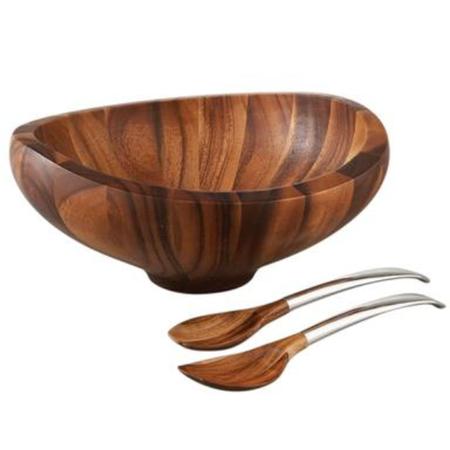 Nambe Butterfly Salad Bowl