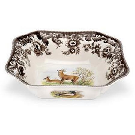 Spode Deer Square Serving Bowl