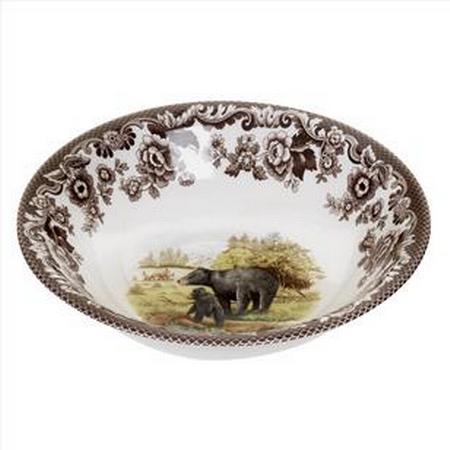 Spode Black Bear Cereal Bowl