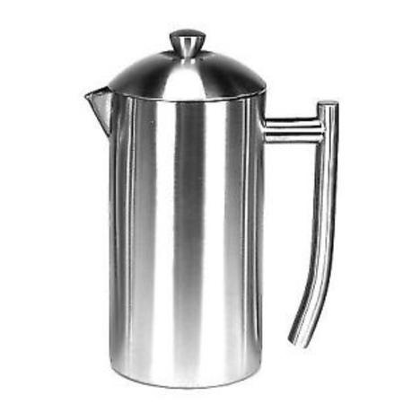 Four/Eight Cup Brushed Stainless Steel French Press