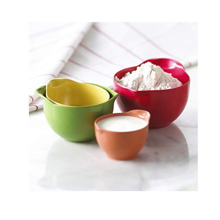 Bamboo/Melamine Measuring Cups - Set of 4