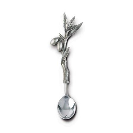 Pewter Olive Hors d'oeuvre Spoon