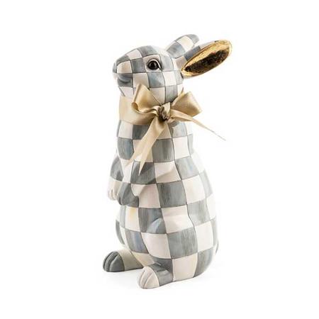 MacKenzie-Childs Sterling Check Standing Bunny