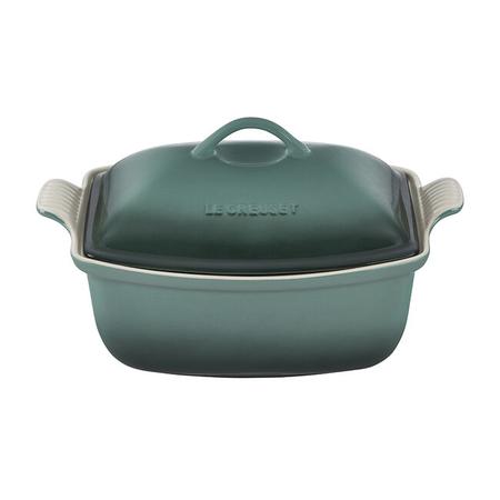 LE CREUSET 4.5 QUART HERITAGE DEEP COVERED RECTANGULAR BAKER ARTICHAUT