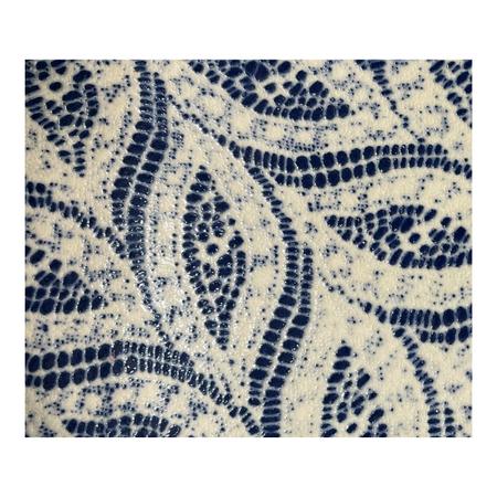 Terrafirma Ceramics Small Coupe Paisley Cobalt