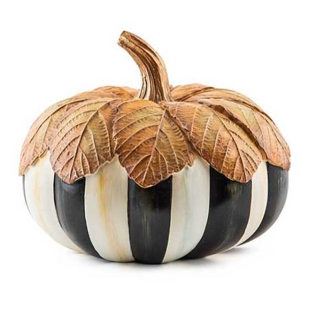 Mackenzie-Childs Natural Foliage Pumpkin - Medium