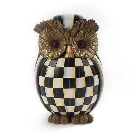 Mackenzie-Childs Courtly Check Owl