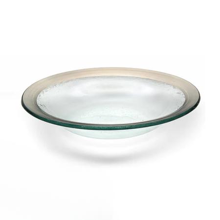 Annieglass Platinum Roman Antique Deep Bowl