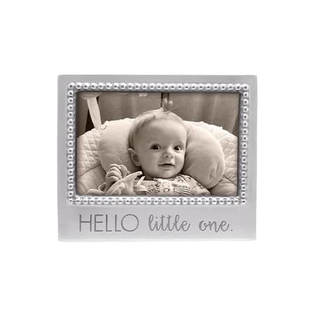 Mariposa Hello Little One Beaded 4x6 Frame