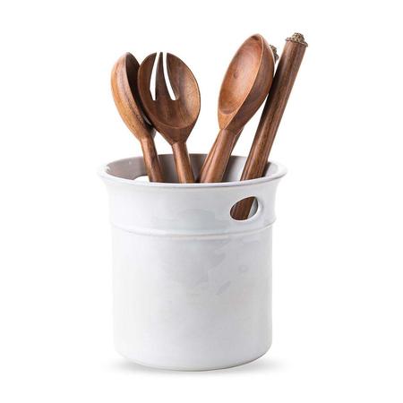 Juliska Puro Utensil Crock - Whitewash