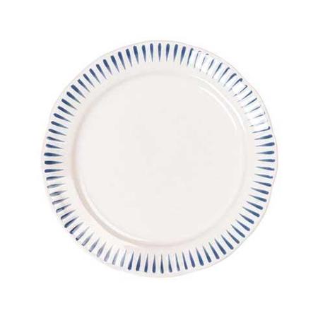 Juiska Sitio Stripe Dinner Plate - Delft Blue