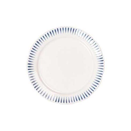 Juliska Sitio Stripe Side/Cocktail Plate - Delft Blue