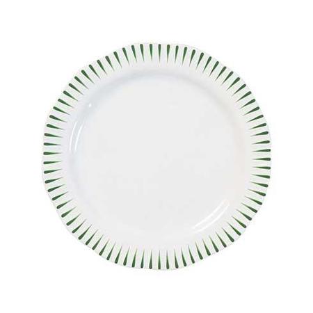 Juliska Sitio Stripe Dinner Plate - Basil