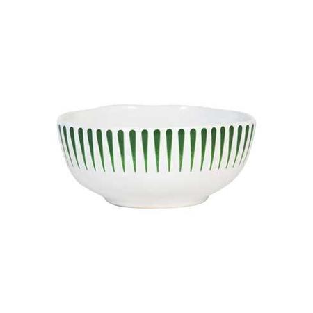 Juliska Sitio Stripe Cereal/Ice Cream Bowl - Basil