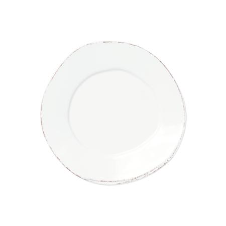 Vietri Melamine Lastra White Salad Plate