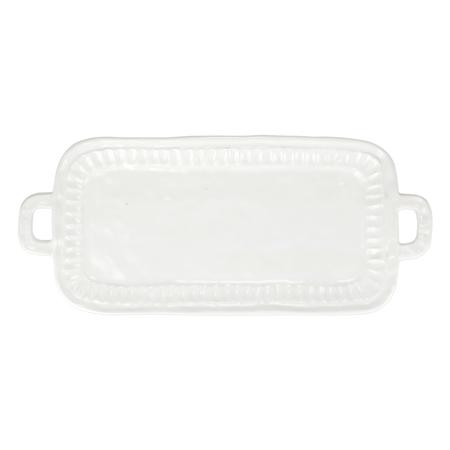 Vietri Pietra Serena Handled Rectangular Platter