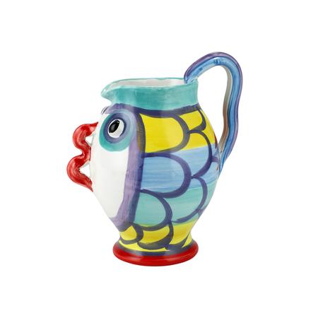 Vietri Pesci Colorati Figural Mini Pitcher