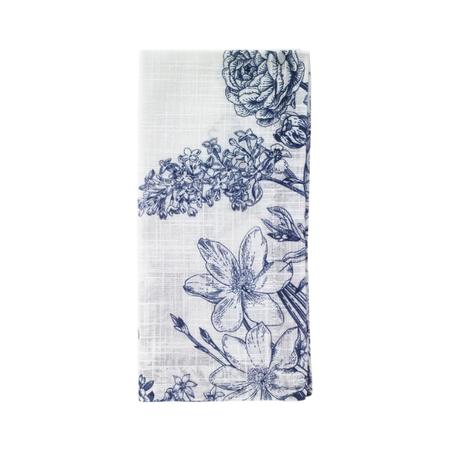 Spring Garden Napkin - Navy