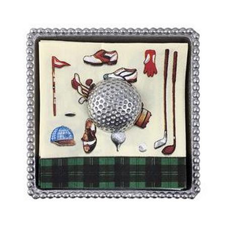 Golf Ball Cocktail Napkin Box