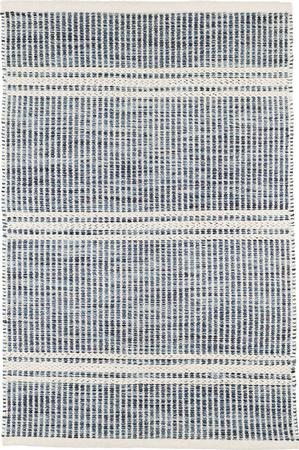 Malta Blue Handwoven Wool Rug