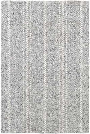 Melange Stripe Grey/Ivory Handwoven Indoor/Outdoor Rug